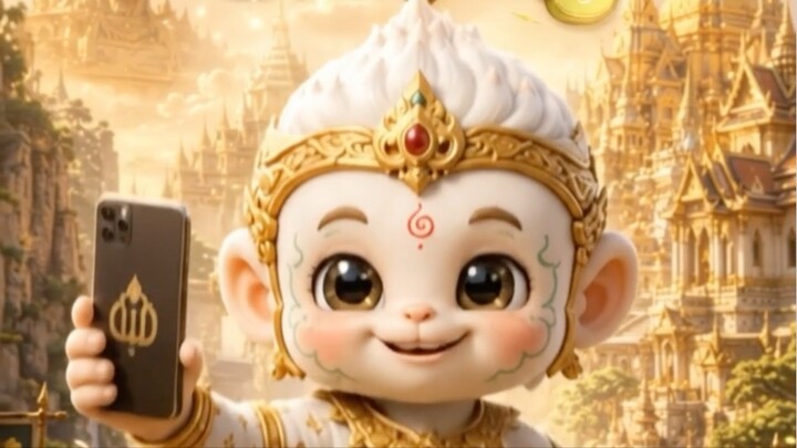 เมื่อหนุมานอยากเป็นอินฟลู? #animation  #หนุมาน #viral #influencer #ตัวป่วนลงกรุง