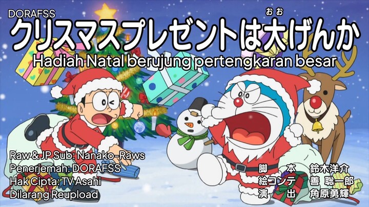 Doraemon Sub Indo Terbaru 894 AB: Hadiah Natal berujung pertengkaran & Winter camp pakai Favour Box