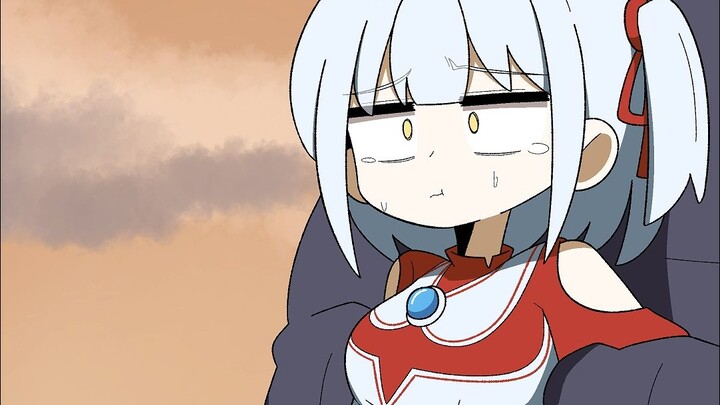 【Ultraman Girl】Jack Girl Defeated in the Sunset