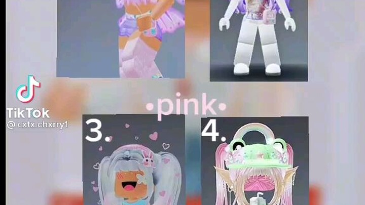 Pink purple roblox outfit :)