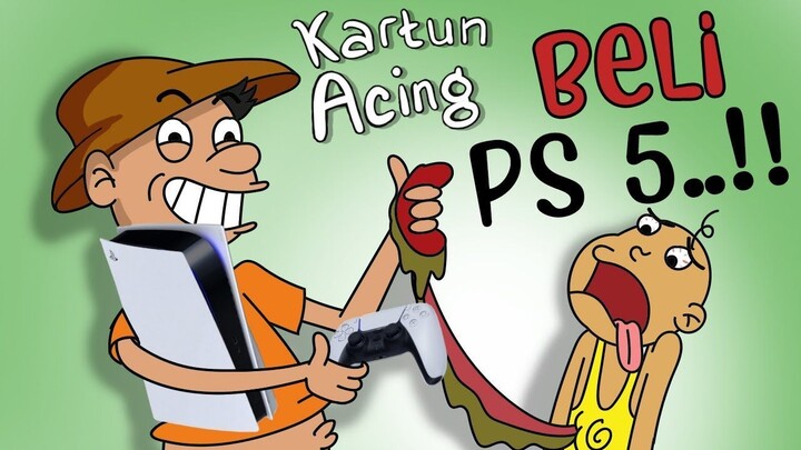 BARU..!! Acing Beli PlayStation 5 (PS 5) - KARTUN LUCU TERBARU  Dark Comedy