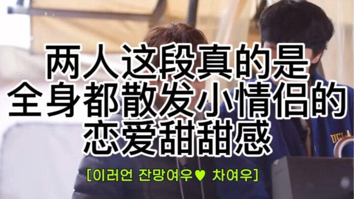 车小狗和泰彬这段真的很有小情侣氛围