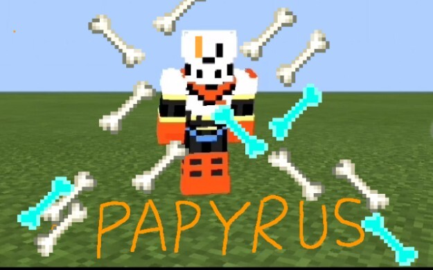 【Gaming】【MC*UT】Recreate Papyrus' attack with Command Blocks on MC