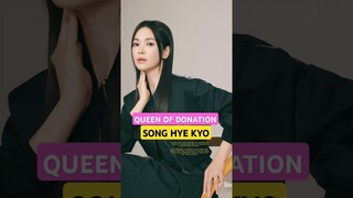 QUEEN OF DONATION SONG HYE KYO! #songhyekyo #theglory #leeminho #shorts #viral #kdrama #songjoongki