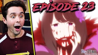 "SHE FINALLY MET HER MATCH" Re:Zero Season 2 Episode 23 Live Reaction!