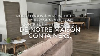time-lapse auto construction maison conteneur