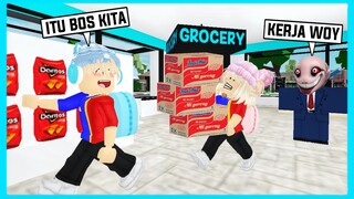 Aku Dan Adiku Terpaksa Harus Bekerja Di Supermarket Di Roblox Brookhaven ft @Shasyaalala