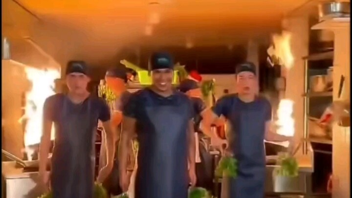 Iconic cover dance by mistake — hahaha, I’m so worried the pan will burn through in the end!