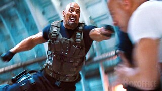 Vin Diesel and Dwayne Jonhson are wrestling | Plane Fight Scene | Furious 6 | CLIP