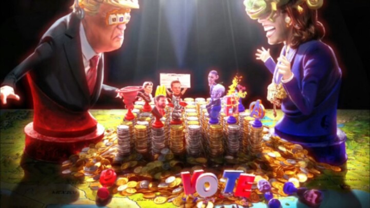 Gambar baru “Make America Again And Again” untuk memperingati pagelaran besar Amerika yang penuh war