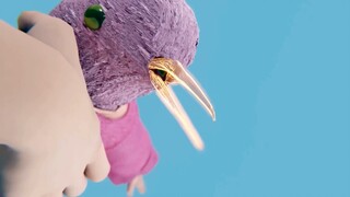 Making a live bird into a toy