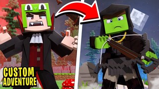 My BROTHER TURNED INTO A VAMPIRE! - Minecraft Custom Adventure