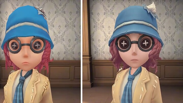 [Co-research Server] Blind Girl's Face Model Optimization Before and After Comparison