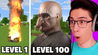 Testing Realistic Minecraft Hacks From Level 1 to 100