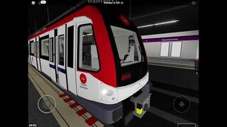 REALISTIC AWESOME METRO SIMULATOR IN ROBLOX! Barcelona metro trains in roblox with train ride!