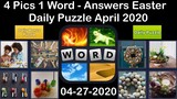 4 Pics 1 Word - Easter - 27 April 2020 - Daily Puzzle + Daily Bonus Puzzle - Answer - Walkthrough