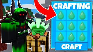 ฉันปลดล็อก CRAFTING ใน Roblox BedWars