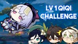 Lv 1 Qiqi Challenge ft. Venti, Zhongli, Bennett (Genshin Impact)