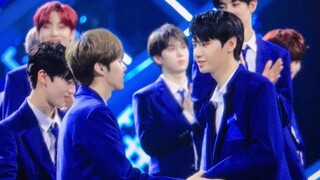 【كيم وو سوك ولي جين هيوك، قلوب محطمة】 عندما تم الإعلان عن المركز الثالث، ركض كيم ليعانق الأخ لي، في 