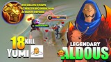 Radiant Armor for Aldous after Update?! | Former Top 1 Global Aldous Gameplay By Yumi ~ MLBB