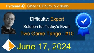 Event\Two Game Tango: #10 Pyramid - Expert - June 17, 2024