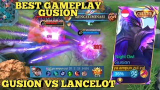 BEST GAMEPLAY GUSION ~ GUSION VS LANCELOT