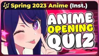 🎹 Anime Opening Quiz: SPRING 2023 Instrumental Challenge! 【Easy → Otaku】