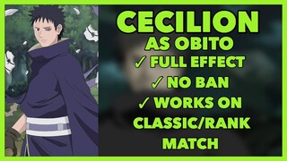 CECILION AS OBITO SKIN SCRIPT NARUTO - NO BAN | MOBILE LEGENDS