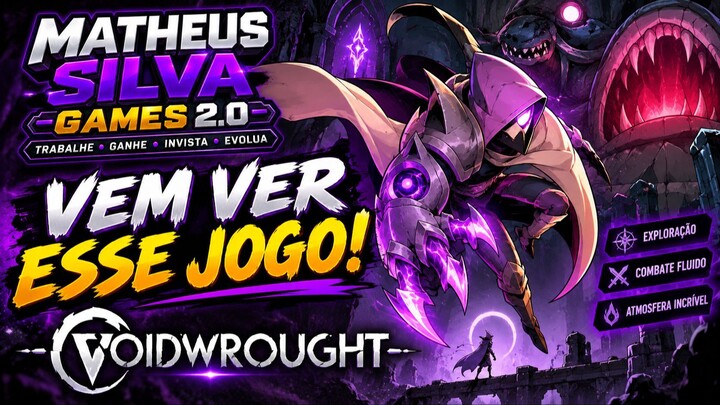 ESSE JOGO MERECE SUA ATENÇÃO? | Voidwrought | Matheus Silva Games 2.0 🎮