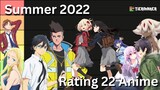 The Best of Summer 2022 Anime (Tier List)