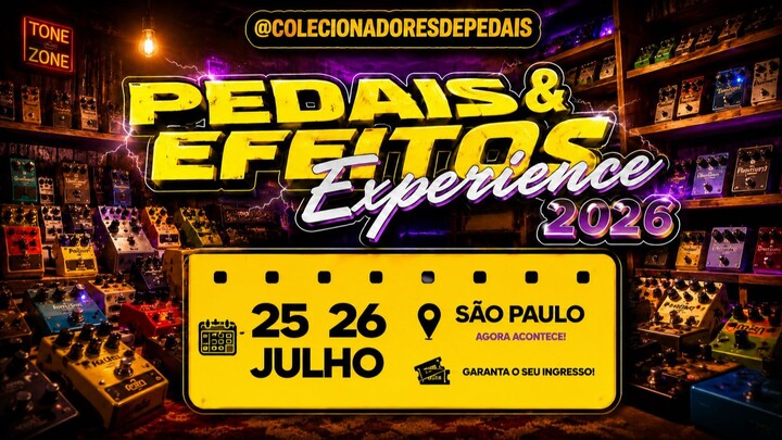 Pedals and Effects - São Paulo - Brazil 2026 - #CDP002