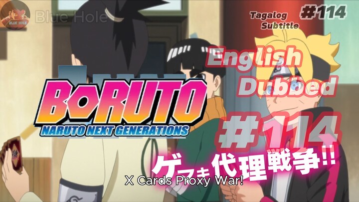 Boruto Episode 114 Tagalog Sub (Blue Hole)