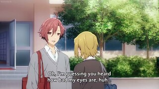 Yanagi have a really bad eyesight👀 | Horimiya funny moment( Eps 8 )