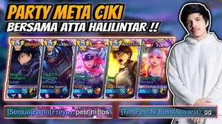 Meta Ciki Bersama Atta Halilintar Ketemu Top Global Natan - Mobile Legends