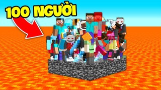 Minecraft 100 Người Nhưng Cứ 30 Giây Lava Sẽ Cao Lên 1 Block
