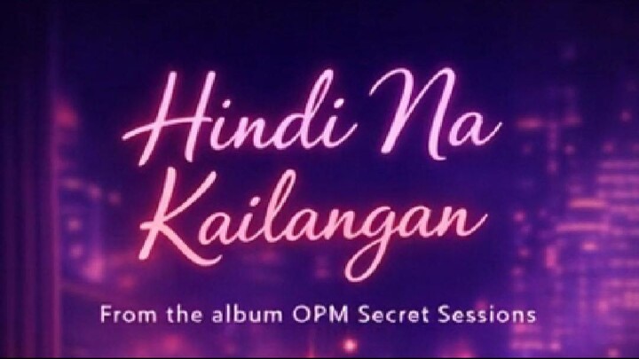 Sharing this song I’ve been playing lately. Hindi Na Kailangan 🎧