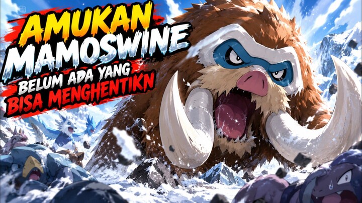 Amukan Mamoswine Belum ada yang bisa menghentikan. Pokémon unit.