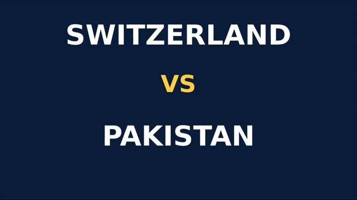 Switzerland vs Pakistan — The Ultimate Mountain Showdown