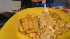 Eating Macaroni And Cheese Omelette Asmr