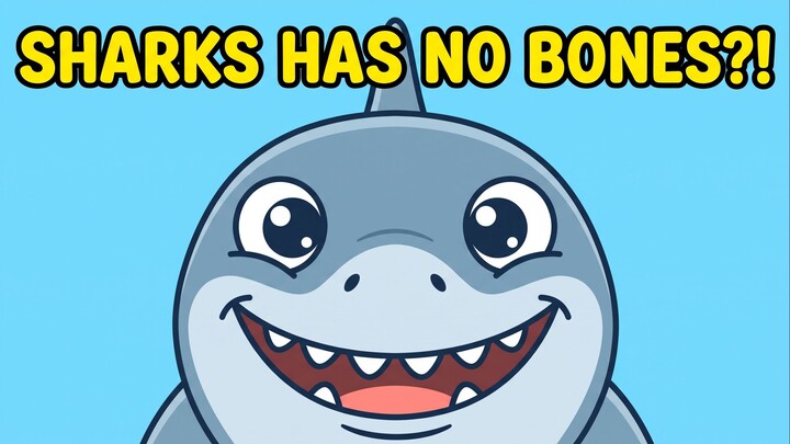 🦈 5 Amazing Shark Facts! 🌊 Teeth, Bones & More! ✨