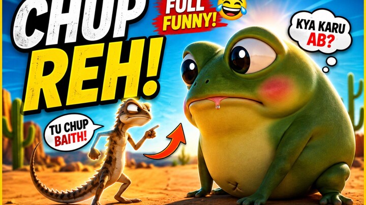 the funny frog and lazy lizards story