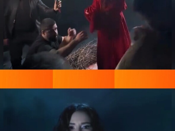 片场拍摄进行时