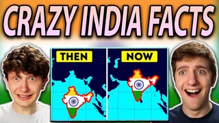 Americans React to 9 UNBELEIVEABLE Facts About India