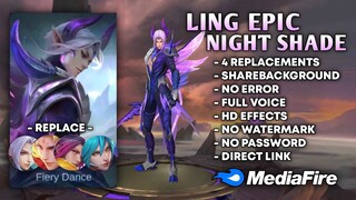 New Ling Epic Skin Script No Password | | 4 Replacements | Full Sound & Full Effects | MLBB