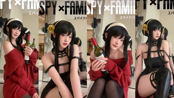 【幺鸡】💄 约尔太太《SPY×FAMILY》间谍过家家cos仿妆 | 十分抱歉 请问能让我取走你的性命吗🖤