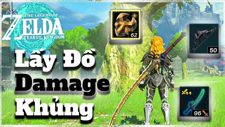 Zelda TOTK | Cách lấy những món vũ khí Damage khủng sớm nhất
