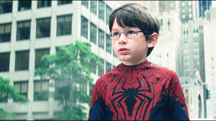 The moment he puts on the mask, he becomes the real Spider-Man.