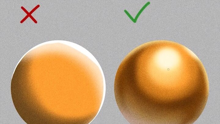 【Kawaiisensei】Cách vẽ độ bóng của hình cầu đúng cách