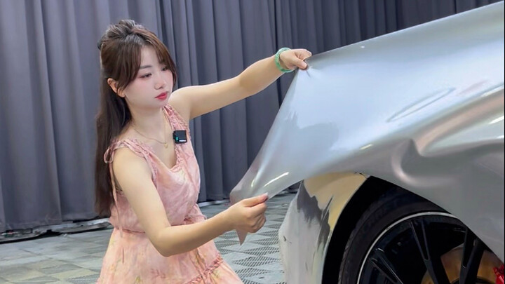 What’s it like to customize your own car? #CarWindowTintingTraining #NanjingLiheDistrictCarColorChan
