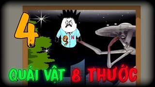 Gấu Kinh Dị Review : quái vật 8 thước tập 4 | phim hoạt hình gấu hài hước kinh dị